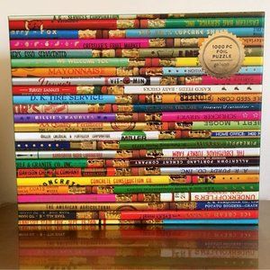 Galison Vintage Pencils Jigsaw 1000 Piece Puzzle